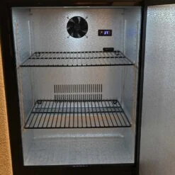 Wildfire 24-Inch 5.3 Cu. Ft. Stainless Steel Outdoor Refrigerator -BBQ Haven Shop 24 Refrigerator INSIDE front