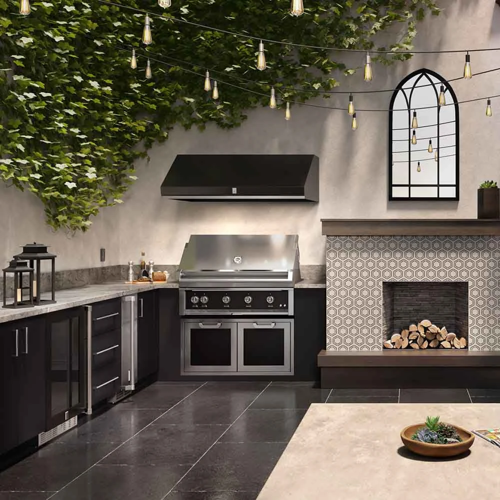 Hestan Pro Canopy 48-Inch 1200 CFM Outdoor Vent Hood With LED Lights - Lush 6 Hestan Pro Canopy 48-Inch 1200 CFM Outdoor Vent Hood With LED Lights - Lush - Image 6