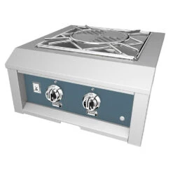 Hestan 70,000 BTU Built-In Propane Gas High Performance Power Burner With Wok Ring & Stainless Steel Lid - Pacific Fog