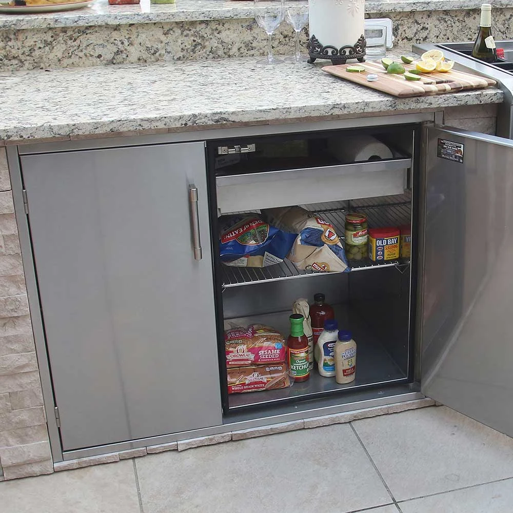 Alfresco Grills 42 X 33-Inch Stainless Steel Enclosed Water Resistant Dry Storage Pantry 5 Alfresco Grills 42 X 33-Inch Stainless Steel Enclosed Water Resistant Dry Storage Pantry - Image 5