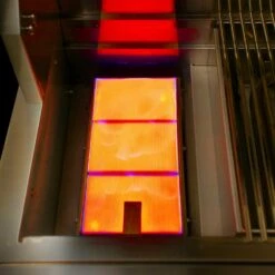 Alfresco Grills ALXE 56-Inch 4-Burner Built-In Natural Gas Grill With Sear Zone And Rear Infrared Burner -BBQ Haven Shop Alfresco Grills Sear Zone Burner Orange BBQGrills com