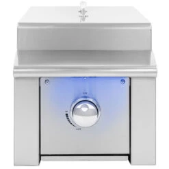 Alturi Grills 15,000 BTU Built-In Natural Gas Searing Side Burner With LED Lighting & Stainless Steel Lid 9 Alturi Grills 15,000 BTU Built-In Natural Gas Searing Side Burner With LED Lighting & Stainless Steel Lid -BBQ Haven Shop Alturi Grills ALTSS NG 15 000 BTU Built In Natural Gas Searing Side Burner with LED Lighting Stainless Steel Lid Front View Lid