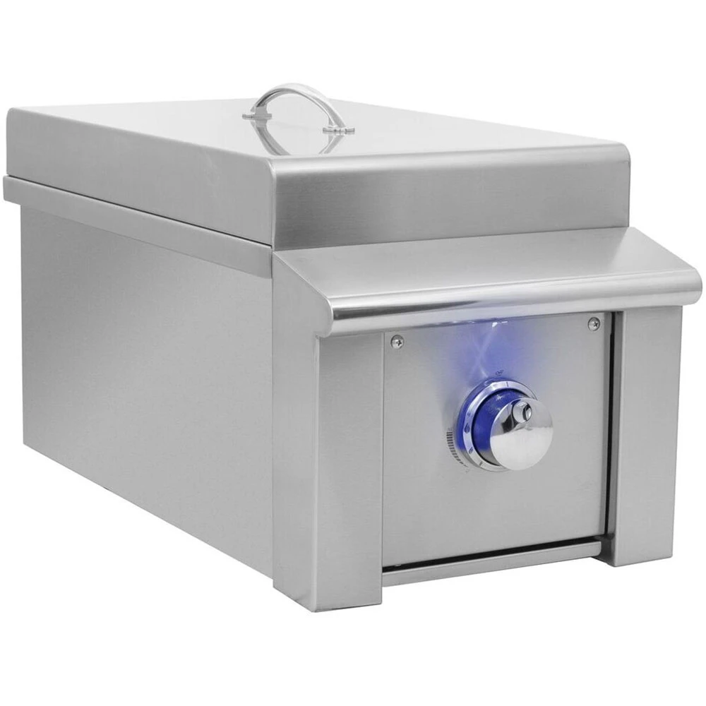 Alturi Grills 15,000 BTU Built-In Natural Gas Searing Side Burner With LED Lighting & Stainless Steel Lid 3 Alturi Grills 15,000 BTU Built-In Natural Gas Searing Side Burner With LED Lighting & Stainless Steel Lid - Image 3