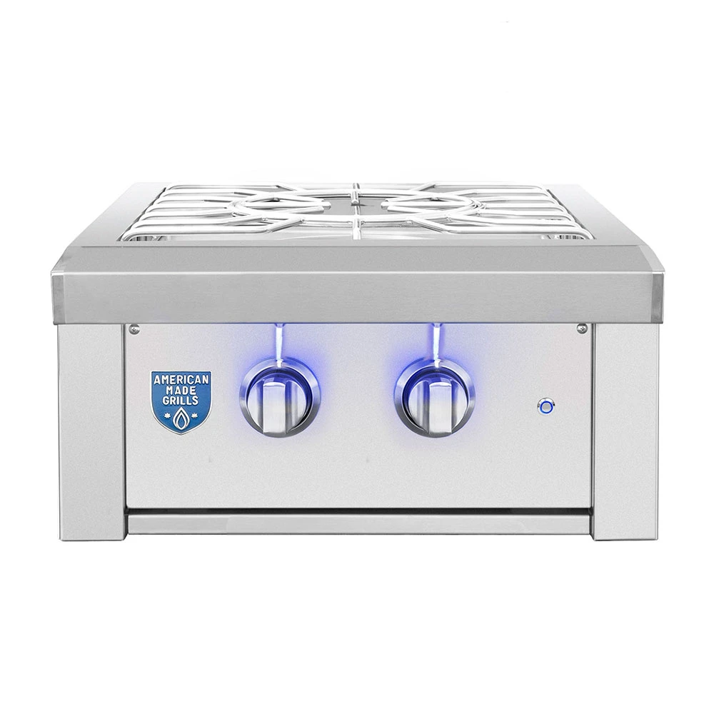 American Made Grills Atlas 60,000 BTU Built-In Natural Gas Power Burner With Stainless Steel Lid 1 American Made Grills Atlas 60,000 BTU Built-In Natural Gas Power Burner With Stainless Steel Lid