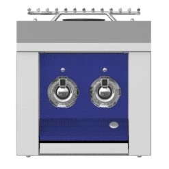 Aspire By Hestan 30,000 BTU Built-In Propane Gas Double Side Burner With Stainless Steel Lid - Prince