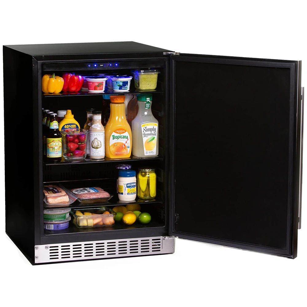 Azure 24-Inch 5.6 Cu. Ft. Outdoor Rated Compact Refrigerator - Stainless Steel - 2.0 Version 4 Azure 24-Inch 5.6 Cu. Ft. Outdoor Rated Compact Refrigerator - Stainless Steel - 2.0 Version - Image 4