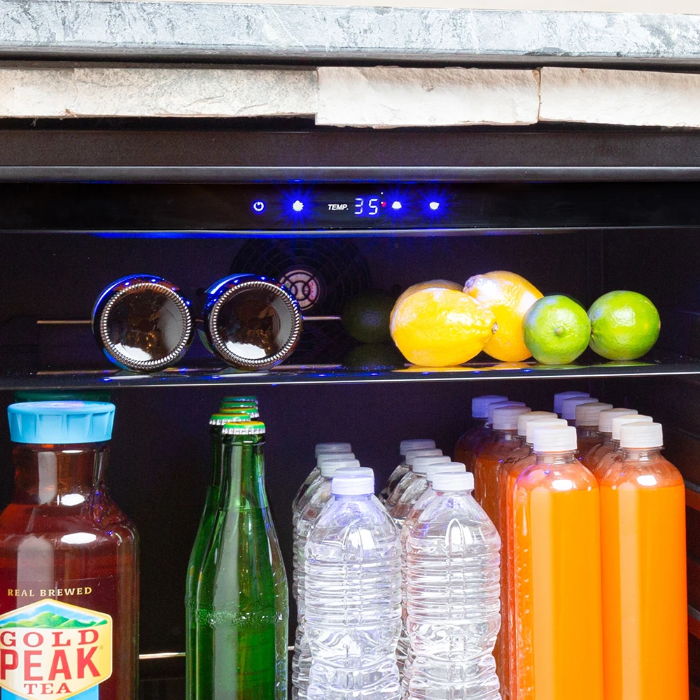 Azure 24-Inch 5.6 Cu. Ft. Outdoor Rated Compact Refrigerator - Stainless Steel - 2.0 Version 5 Azure 24-Inch 5.6 Cu. Ft. Outdoor Rated Compact Refrigerator - Stainless Steel - 2.0 Version - Image 5