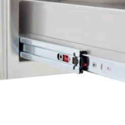 Blaze Grills 20-Inch Roll-Out Double Stainless Steel Trash And Recycling Bin -BBQ Haven Shop Blaze Grills 20 Inch Roll Out Double Stainless Steel Trash and Recycling Bin Detail