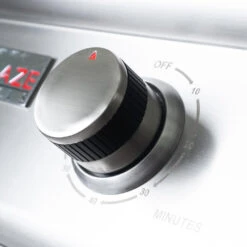 Blaze Grills 21-Inch 1500 Watt Portable Electric Tabletop Grill -BBQ Haven Shop Blaze Grills 21 Inch 1500 Watt Portable Electric Tabletop Grill Knob Detail 1