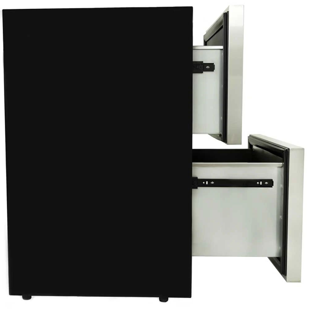 Blaze Grills 24-Inch 5.1 Cu. Ft. Capacity Stainless Steel Outdoor Rated Double Drawer Refrigerator 2 Blaze Grills 24-Inch 5.1 Cu. Ft. Capacity Stainless Steel Outdoor Rated Double Drawer Refrigerator - Image 2