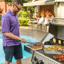 Broil King 10,000 BTU Infrared Side Burner Natural Gas Searing Kit - Fits Broil King Imperial, Regal And Baron Series Grills -BBQ Haven Shop Broil King 18674 10 000 BTU Infrared Side Burner Propane Gas Searing Kit Fits Broil King Imperial Regal and Baron Series Grills Lifestyle