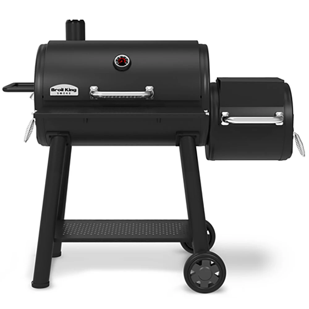 Broil King Smoke Offset XL Smoker 32-Inch Charcoal Grill 1 Broil King Smoke Offset XL Smoker 32-Inch Charcoal Grill