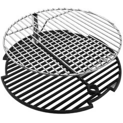 Broil King Keg Premium Cast-Iron And Swivel Cooking Grate Set - Fits Broil King Keg 2000