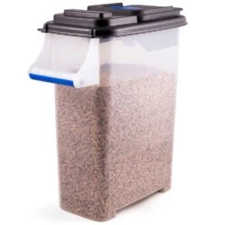 Broil King Plastic 20 Lb. BBQ Pellet And Charcoal Storage Bin With Retractable Spout