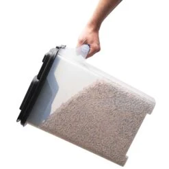 Broil King Plastic 20 Lb. BBQ Pellet And Charcoal Storage Bin With Retractable Spout 7 Broil King Plastic 20 Lb. BBQ Pellet And Charcoal Storage Bin With Retractable Spout -BBQ Haven Shop Broil King Plastic 20 Lb BBQ Pellet and Charcoal Storage Bin with Retractable Spout 66900 Handle