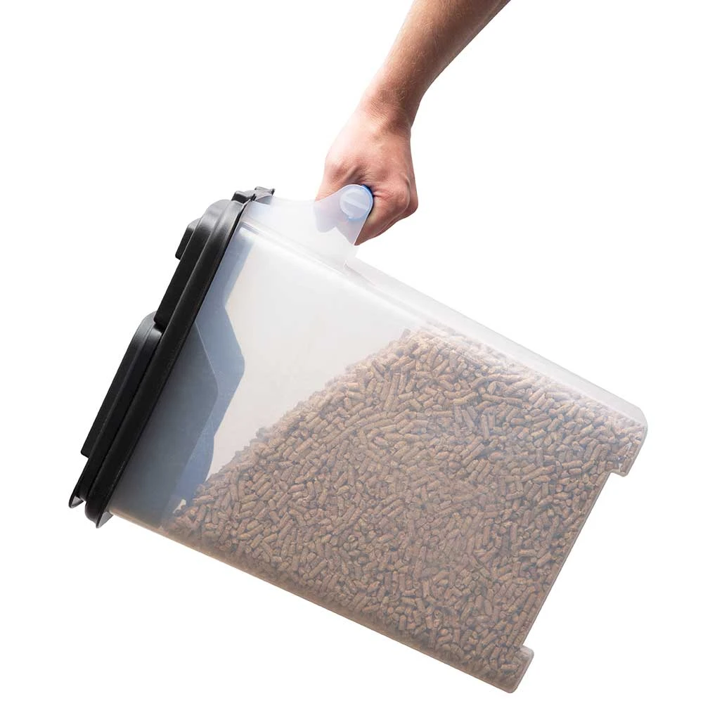 Broil King Plastic 20 Lb. BBQ Pellet And Charcoal Storage Bin With Retractable Spout 3 Broil King Plastic 20 Lb. BBQ Pellet And Charcoal Storage Bin With Retractable Spout - Image 3