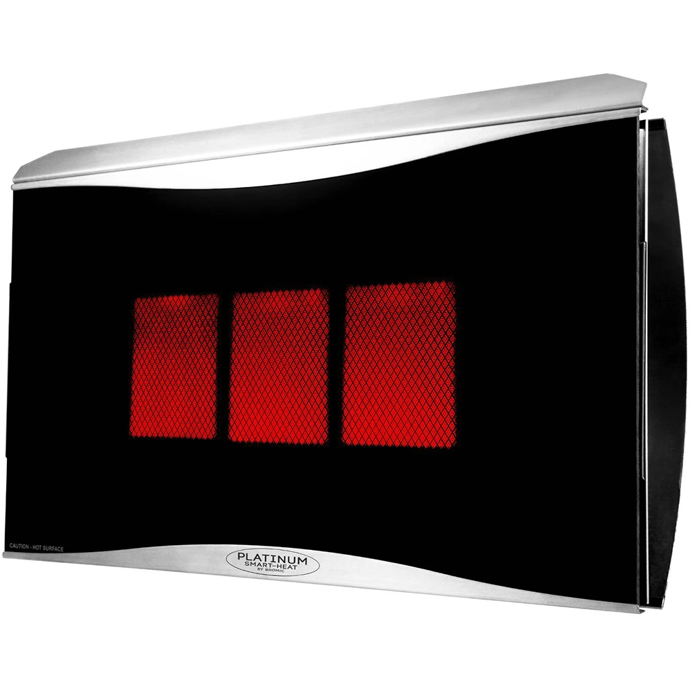 Bromic Heating Platinum Smart-Heat 22-Inch 23,700 BTU Natural Gas Patio Heater 1 Bromic Heating Platinum Smart-Heat 22-Inch 23,700 BTU Natural Gas Patio Heater