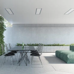 Bromic Heating Platinum Smart-Heat 50-Inch 3400W 240V Electric Patio Heater - White -BBQ Haven Shop Bromic Heating Platinum Smart Heat 50 Inch 3400W 240V Electric Patio Heater White BH0320008 Lifestyle