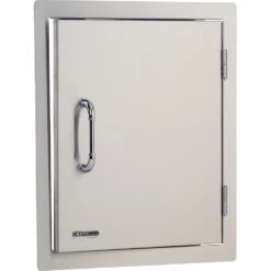 Bull BBQ 18-Inch Stainless Steel Right-Hinge Vertical Single Access Door With Paper Towel Holder