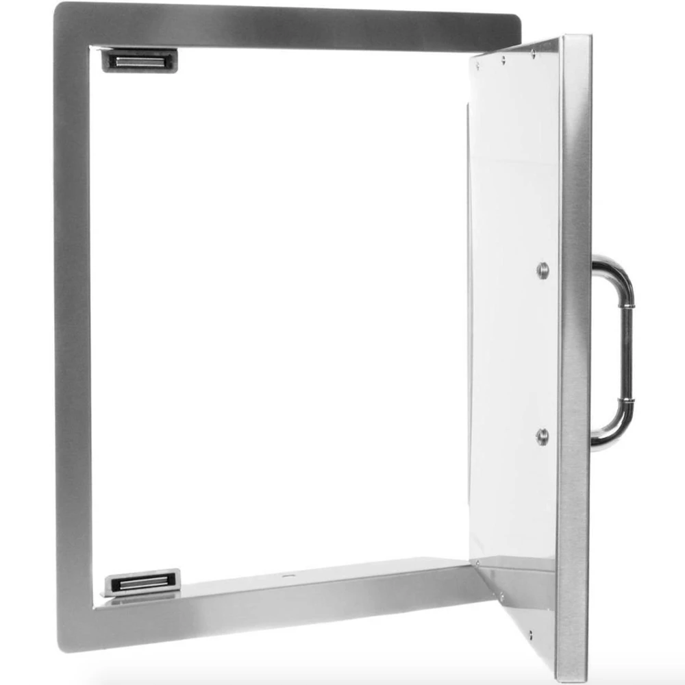 Bull BBQ 18-Inch Stainless Steel Right-Hinge Vertical Single Access Door With Paper Towel Holder 2 Bull BBQ 18-Inch Stainless Steel Right-Hinge Vertical Single Access Door With Paper Towel Holder - Image 2