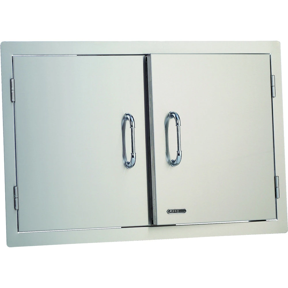 Bull BBQ 25-Inch Stainless Steel Double Access Door With Paper Towel Holder 1 Bull BBQ 25-Inch Stainless Steel Double Access Door With Paper Towel Holder