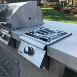 Bull BBQ 25,000 BTU Built-In Propane Gas Single Pro Side Burner With Removable Lid 7 Bull BBQ 25,000 BTU Built-In Propane Gas Single Pro Side Burner With Removable Lid -BBQ Haven Shop Bull BBQ 25000 BTU Built In Natural Gas Single Pro Side Burner with Removable Lid 60019 Lifestyle 2