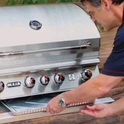 Bull BBQ 21-Inch X 15-Inch Drip Pan Grease Tray Liners - Fits Bull BBQ 30-Inch 4-Burner Gas Grills - Box Of 12 -BBQ Haven Shop Bull BBQ 30 Inch Grease Tray Liners Box of 12 Fits Bull BBQ Angus Lonestar Select Outlaw and Bison Charcoal Lifestyle