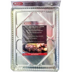 Bull BBQ 21-Inch X 15-Inch Drip Pan Grease Tray Liners - Fits Bull BBQ 30-Inch 4-Burner Gas Grills - Box Of 12 -BBQ Haven Shop Bull BBQ 30 Inch Grease Tray Liners Box of 12 Fits Bull BBQ Angus Lonestar Select Outlaw and Bison Charcoal Package