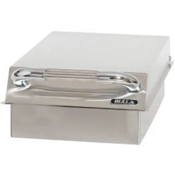 Bull BBQ 15,000 BTU Drop-In Natural Gas Single Side Burner With Removable Hinged Lid -BBQ Haven Shop Bull BBQ Drop In Natural Gas 15000 BTU Single Sideburner with Removable Hinged Lid 60009 Closed
