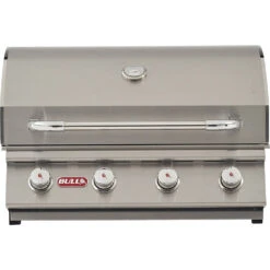 Bull BBQ Outlaw 30-Inch 4-Burner Built-In Natural Gas Grill 19 Bull BBQ Outlaw 30-Inch 4-Burner Built-In Natural Gas Grill -BBQ Haven Shop Bull BBQ Outlaw 30 Inch 4 Burner Built In Natural Gas Grill 26039 Front View Closed