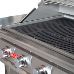 Bull BBQ Stallion 30-Inch 4-Burner Built-In Natural Gas Grill - Open Box -BBQ Haven Shop Bull BBQ Stallion 30 Inch 4 Burner Built In Natural Gas Grill 48050 Grates