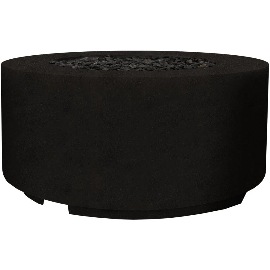 Prism Hardscapes Cilindro 36-Inch Round 65,000 BTU Natural Gas Fire Pit Bowl - Ebony 1 Prism Hardscapes Cilindro 36-Inch Round 65,000 BTU Natural Gas Fire Pit Bowl - Ebony