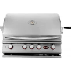 Cal Flame P Series 32-Inch 4-Burner Built-In Propane Gas Grill With Infrared Backburner
