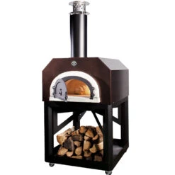 Chicago Brick Oven CBO-750 Mobile Wood-Fired Residential Outdoor Pizza Oven - Copper