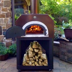 Chicago Brick Oven CBO-750 Mobile Wood-Fired Residential Outdoor Pizza Oven - Copper 12 Chicago Brick Oven CBO-750 Mobile Wood-Fired Residential Outdoor Pizza Oven - Copper -BBQ Haven Shop Chicago Brick Oven CBO 750 Mobile Wood Fired Residential Outdoor Pizza Oven Copper CBO O MBL 750CV Lifestyle