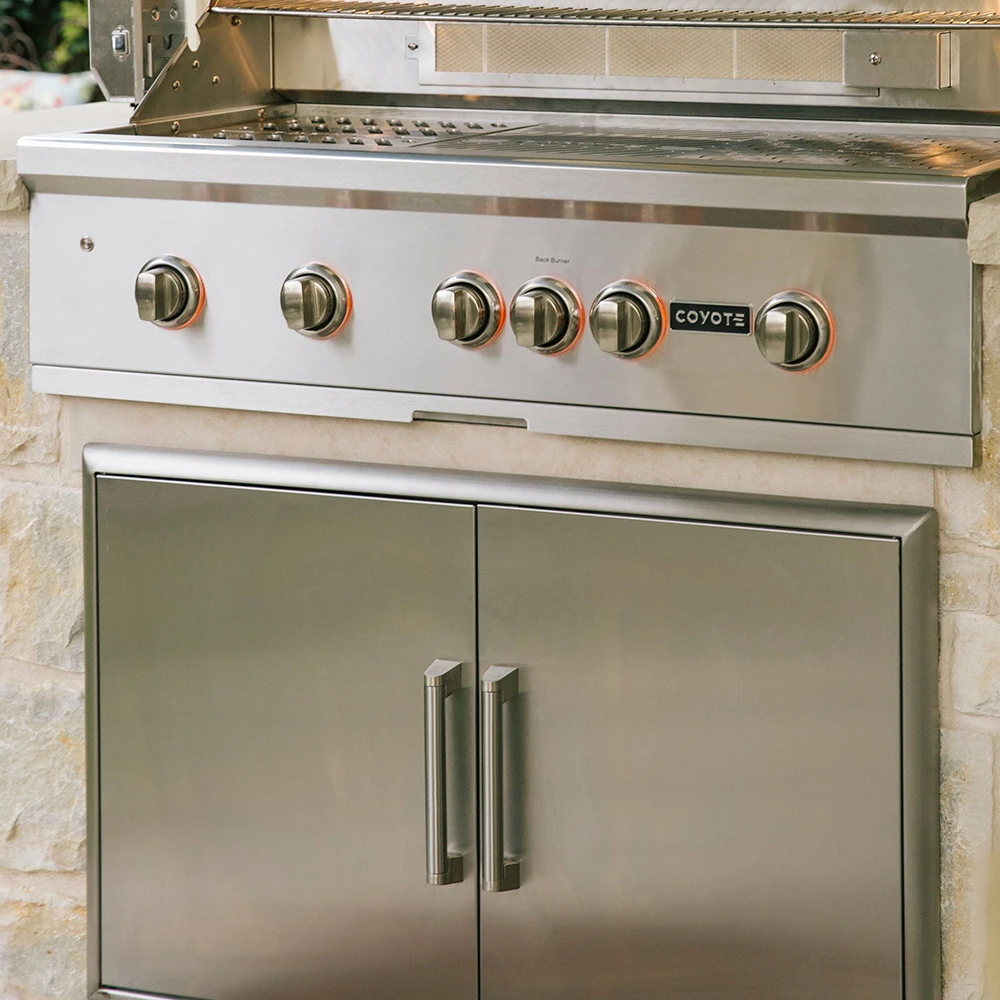 Coyote 39-inch Stainless Steel Double Access Door 2 Coyote 39-inch Stainless Steel Double Access Door - Image 2