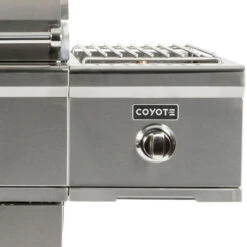 Coyote 15,000 BTU Cart-Mounted Natural Gas Single Side Burner With Removable Lid