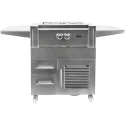 Coyote 60,000 BTU Freestanding Natural Gas High Performance Power Burner With Wok Ring & Stainless Steel Lid