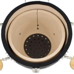 Coyote 18-Inch Asado Ceramic Kamado Grill -BBQ Haven Shop Coyote Grill Asado Ceramic Kamado Grill C1CHCS Internal View