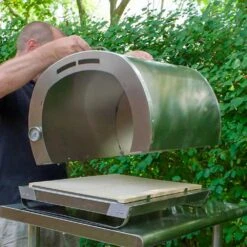 Cru Ovens Model 32 G2 Portable Outdoor Wood-Fired Pizza Oven -BBQ Haven Shop Cru Ovens Model 32 G2 Outdoor pizza Oven CRU32G2 removable hood