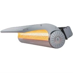 Dimplex DSH-IR Series Indoor/Outdoor 23-Inch 2000W Single Element Electric Infrared Wall-Mounted Patio Heater - 240V - Stainless Steel