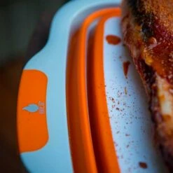 Drip EZ BBQ Prep Tub - Junior Size - Black - 12-Inches By 16-Inches -BBQ Haven Shop Drip EZ Original Orange BBQ Prep Tub detail 4