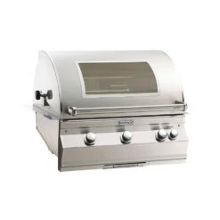 Fire Magic Aurora A660i 30-Inch 3-Burner Built-In Natural Gas Grill With Rear Burner And Magic View Window