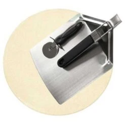 Fuego Grills 16-Inch Pizza Stone Kit - Pizza Stone, Foldable Pizza Peel, And Cutter -BBQ Haven Shop Fuego Grills 16 Inch Pizza Stone Kit FEAPZ1 Kit