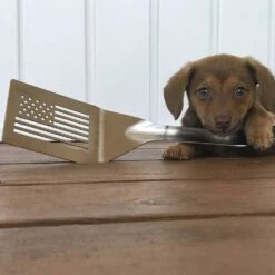 GrilLight 18-Inch Restaurant-Grade Stainless Steel BBQ Spatula With LED Light - USA Flag 11 GrilLight 18-Inch Restaurant-Grade Stainless Steel BBQ Spatula With LED Light - USA Flag -BBQ Haven Shop GrilLight 18 Inch Restaurant Grade Stainless Steel BBQ Spatula with LED Light USA Flag Dog