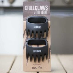 GrilLight GrillClaw Meat Shredder Bear Claws - Comfy Ergonomic Grip | Strong Enough To Lift 50 Lbs | FDA Approved, BPA Free -BBQ Haven Shop GrilLight GrillClaw Meat Shredder Bear Claws Comfy Ergonomic Grip Strong Enough to Lift 50 Lbs FDA Approved BPA Free Packaging