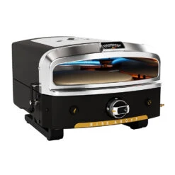Halo Versa 16-Inch Propane Gas Powered Portable Pizza Oven With Rotating Cooking Stone