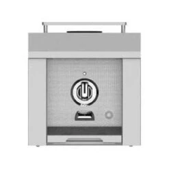 Hestan 20,000 BTU Built-In Propane Gas Single Side Burner With Stainless Steel Lid - Steeletto