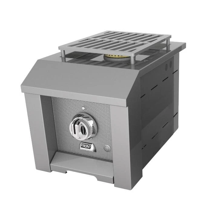 Hestan 20,000 BTU Built-In Propane Gas Single Side Burner With Stainless Steel Lid - Steeletto 2 Hestan 20,000 BTU Built-In Propane Gas Single Side Burner With Stainless Steel Lid - Steeletto - Image 2