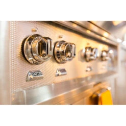 Hestan 36-Inch 3-Burner Built-In Natural Gas Grill With Infrared Rotisserie Burner - Steeletto -BBQ Haven Shop Hestan 36 Inch 3 Burner Built In Gas Grill with Infrared Rotisserie Burner Steeletto Control Panel